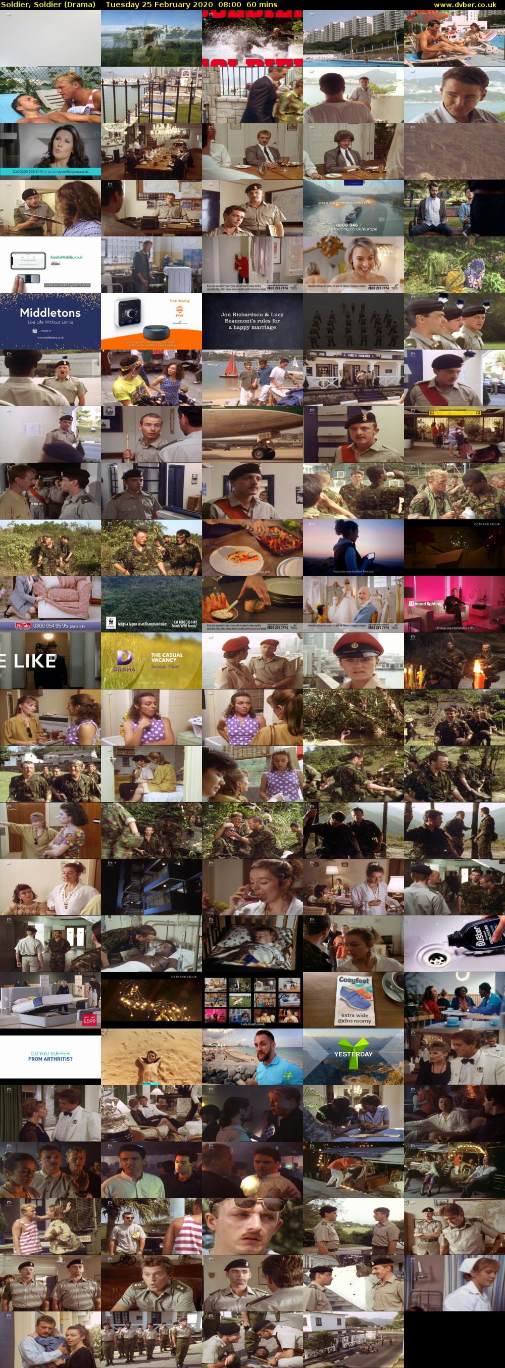 Soldier, Soldier (Drama) Tuesday 25 February 2020 08:00 - 09:00