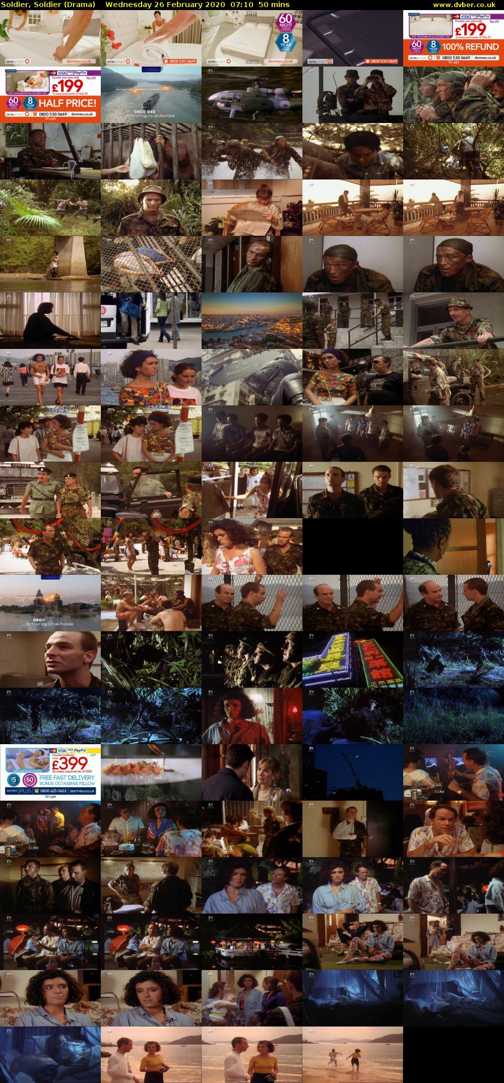 Soldier, Soldier (Drama) Wednesday 26 February 2020 07:10 - 08:00