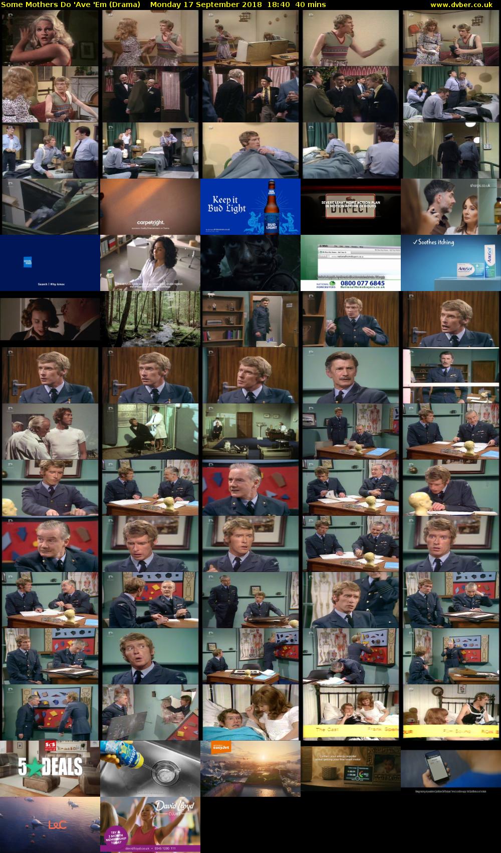Some Mothers Do 'Ave 'Em (Drama) Monday 17 September 2018 18:40 - 19:20