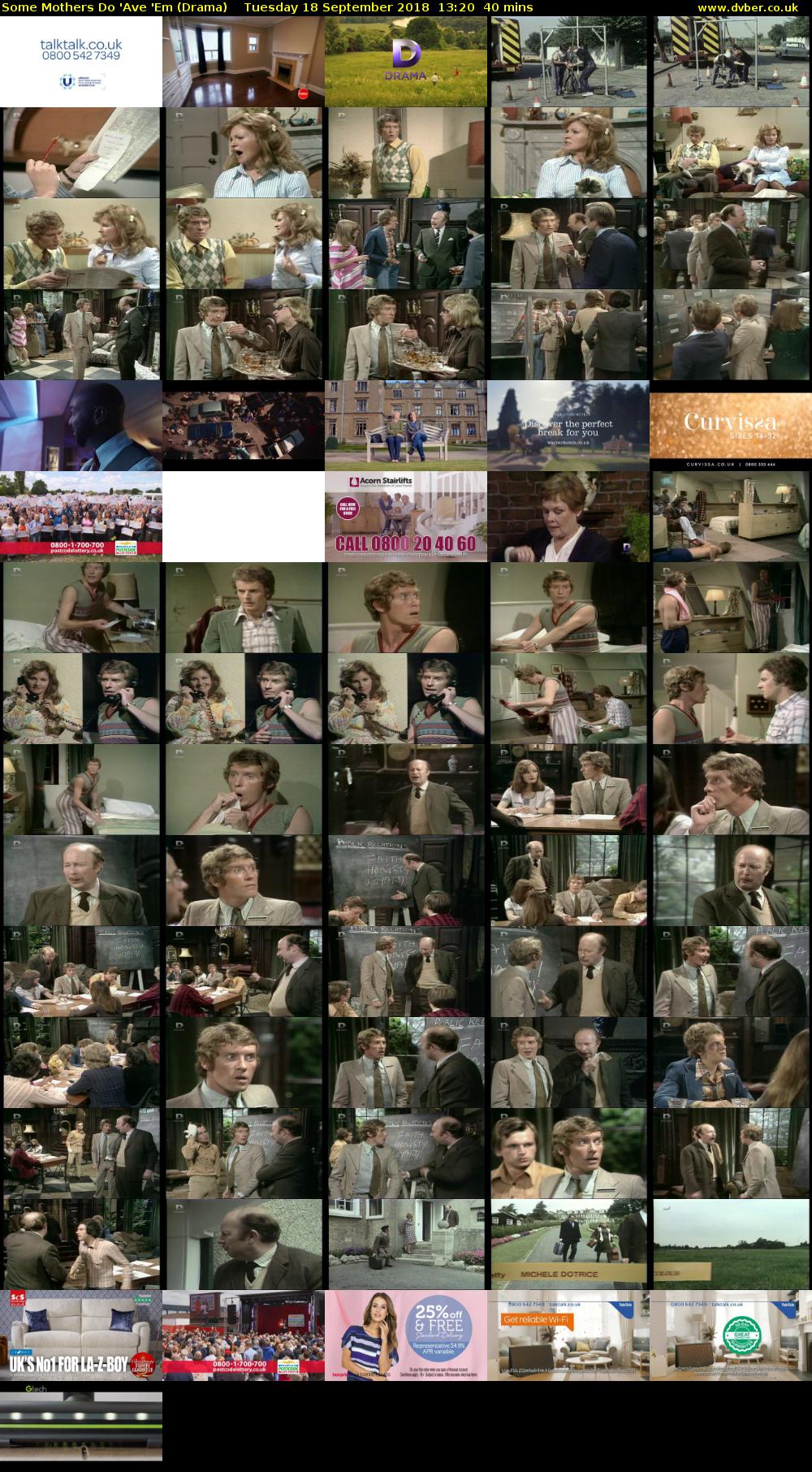 Some Mothers Do 'Ave 'Em (Drama) Tuesday 18 September 2018 13:20 - 14:00