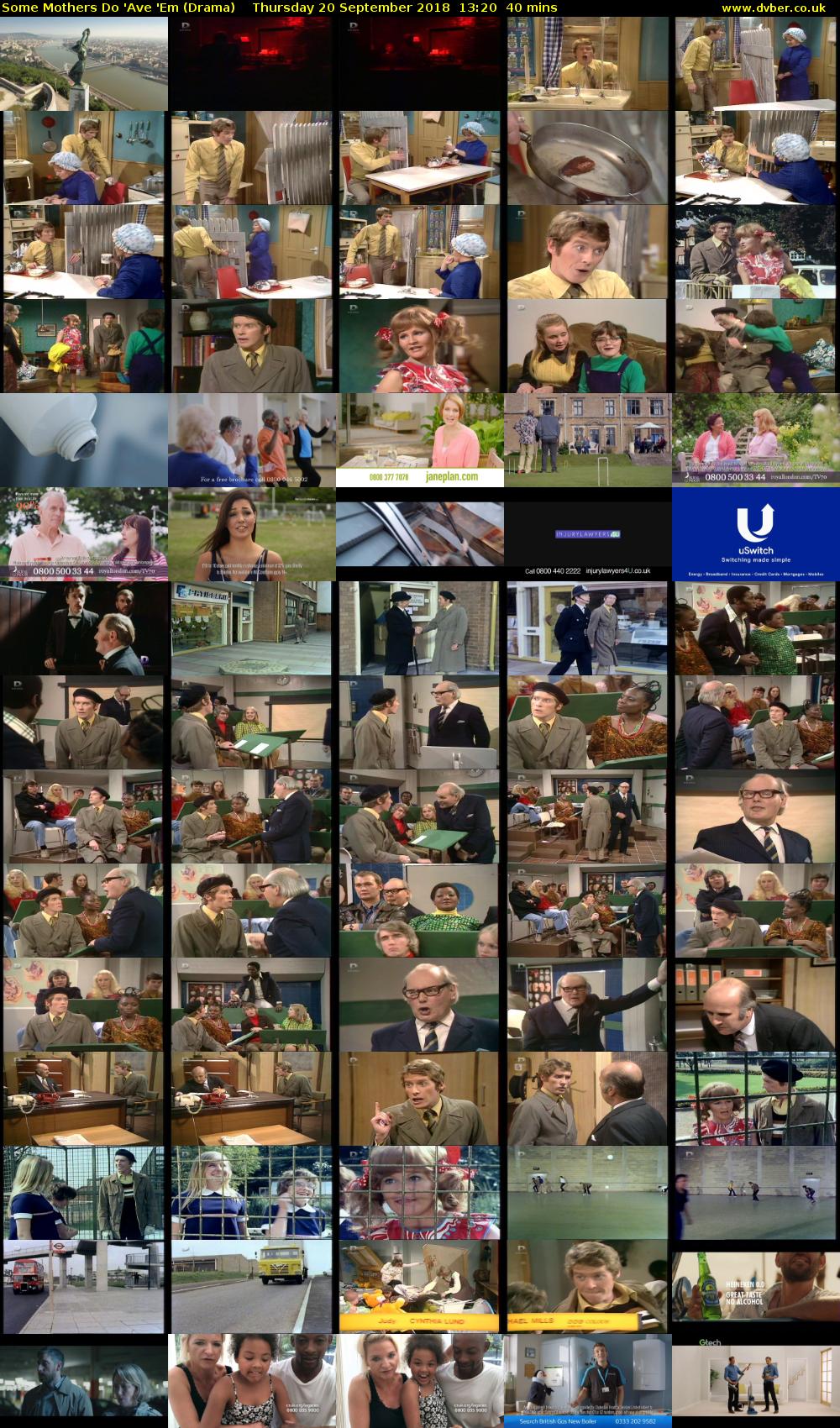 Some Mothers Do 'Ave 'Em (Drama) Thursday 20 September 2018 13:20 - 14:00