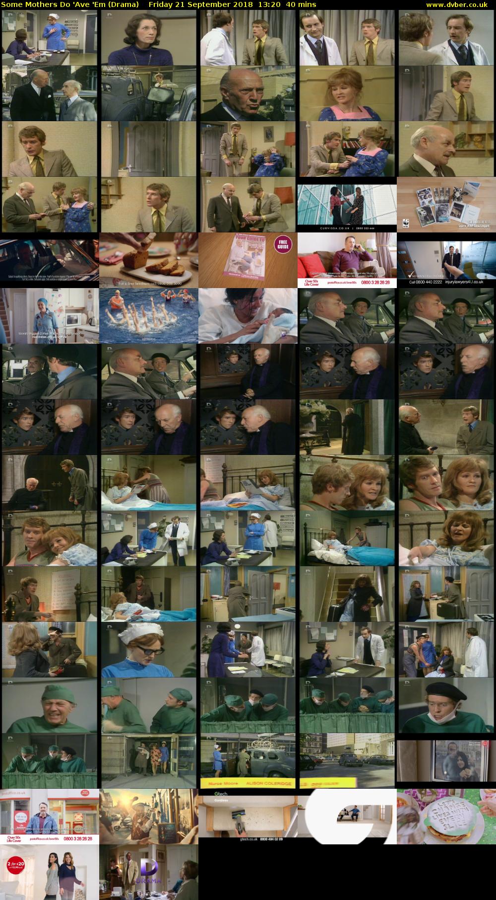 Some Mothers Do 'Ave 'Em (Drama) Friday 21 September 2018 13:20 - 14:00