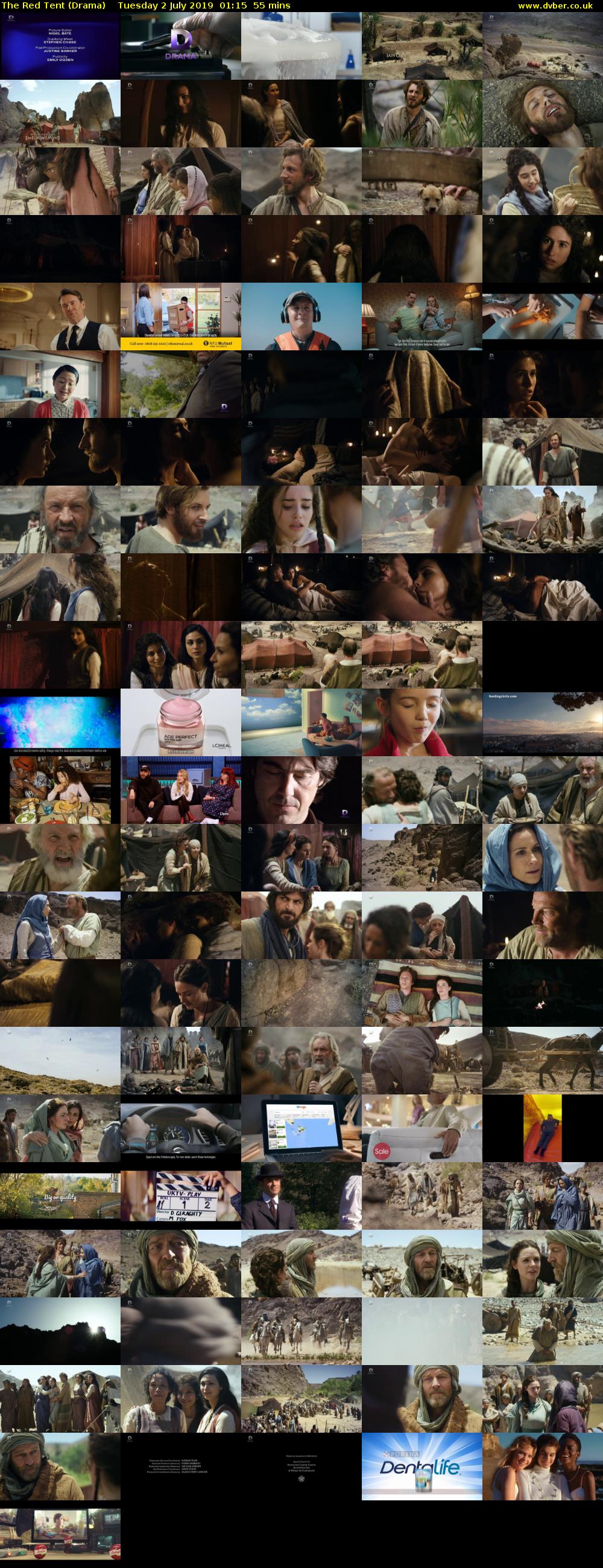 The Red Tent (Drama) Tuesday 2 July 2019 01:15 - 02:10
