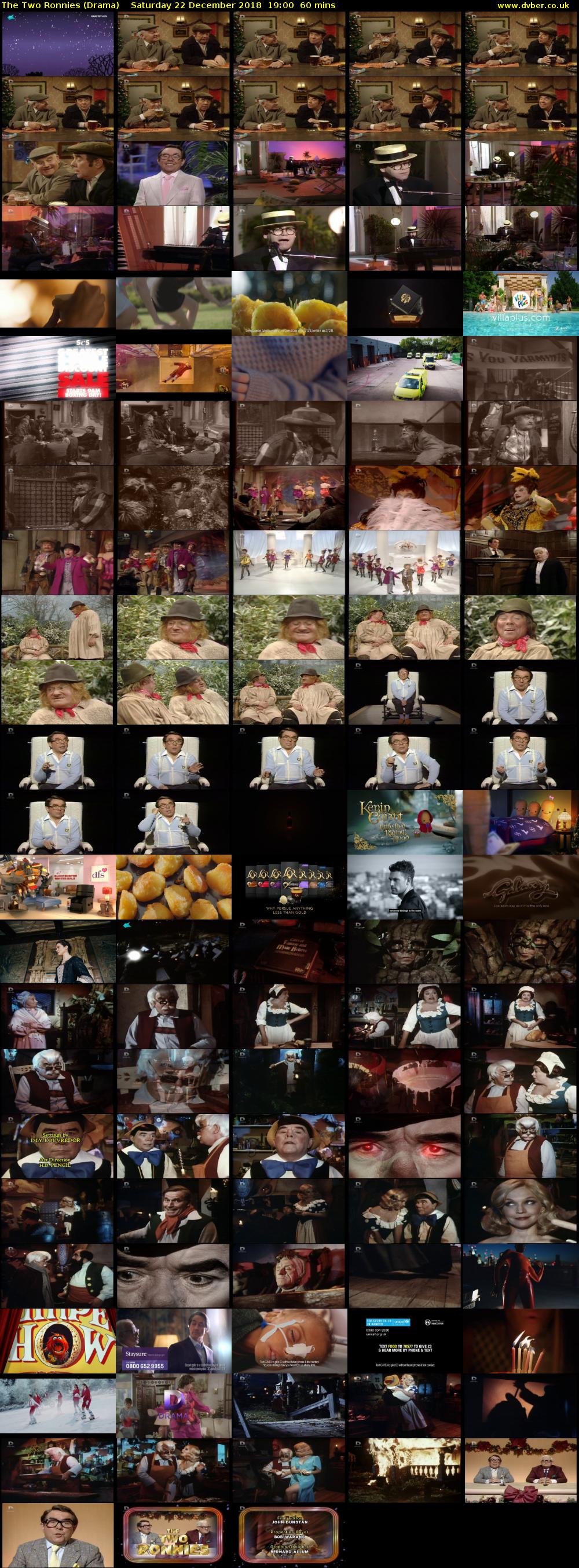 The Two Ronnies (Drama) Saturday 22 December 2018 19:00 - 20:00