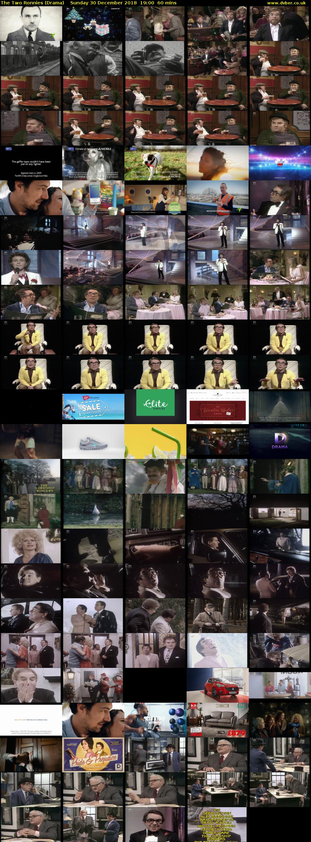 The Two Ronnies (Drama) Sunday 30 December 2018 19:00 - 20:00