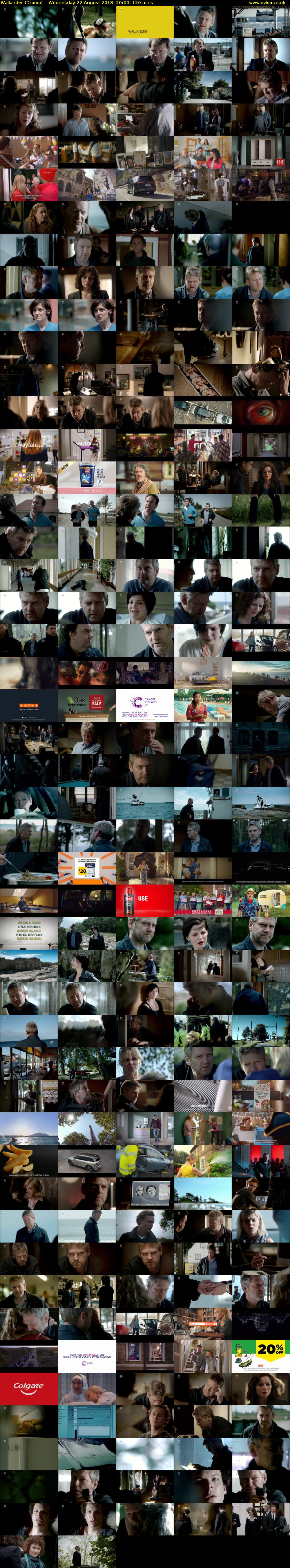 Wallander (Drama) Wednesday 22 August 2018 20:00 - 22:00