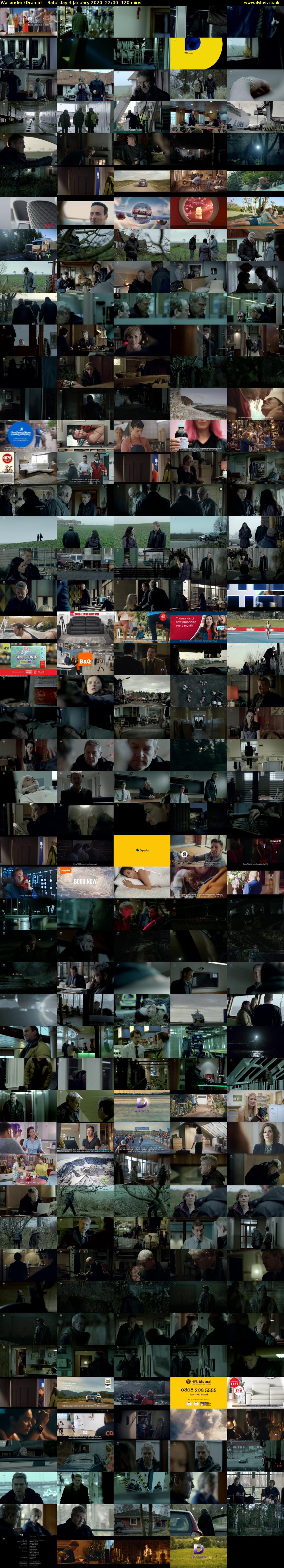Wallander (Drama) Saturday 4 January 2020 22:00 - 00:00