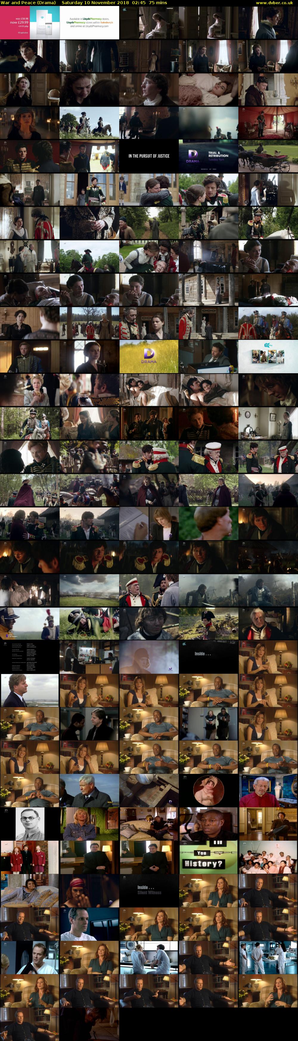 War and Peace (Drama) Saturday 10 November 2018 02:45 - 04:00