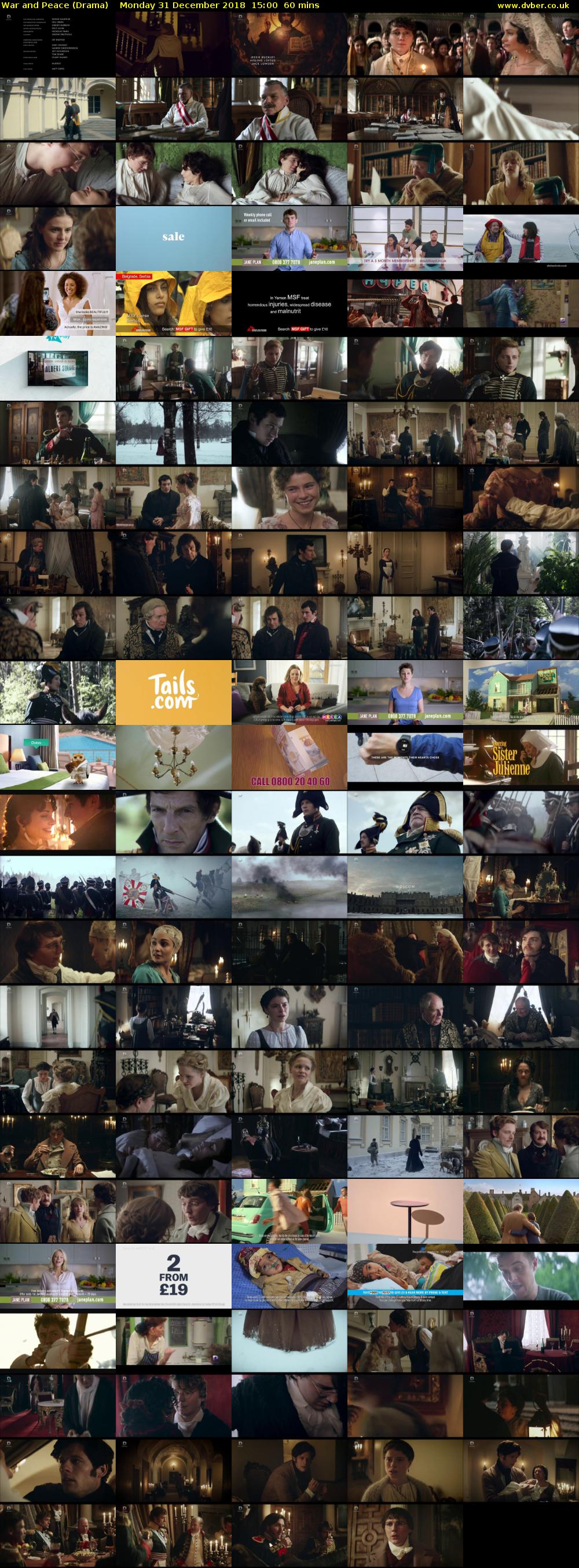 War and Peace (Drama) Monday 31 December 2018 15:00 - 16:00