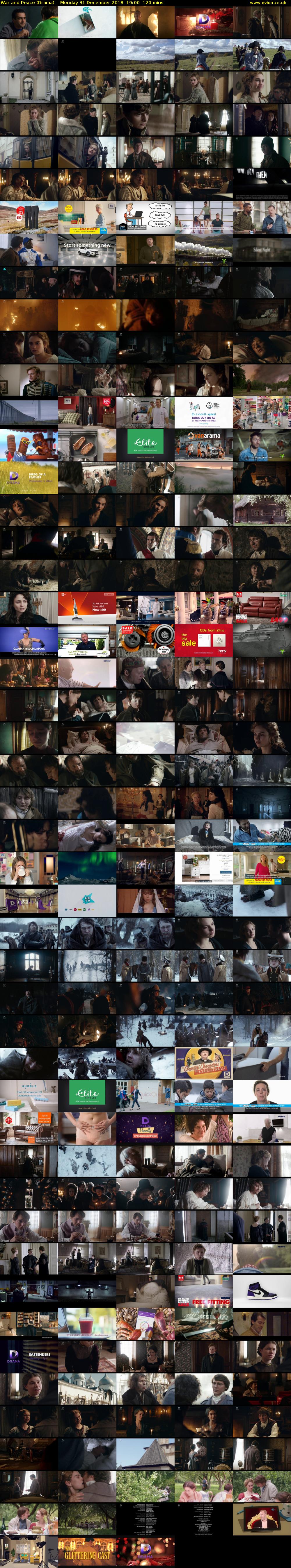War and Peace (Drama) Monday 31 December 2018 19:00 - 21:00