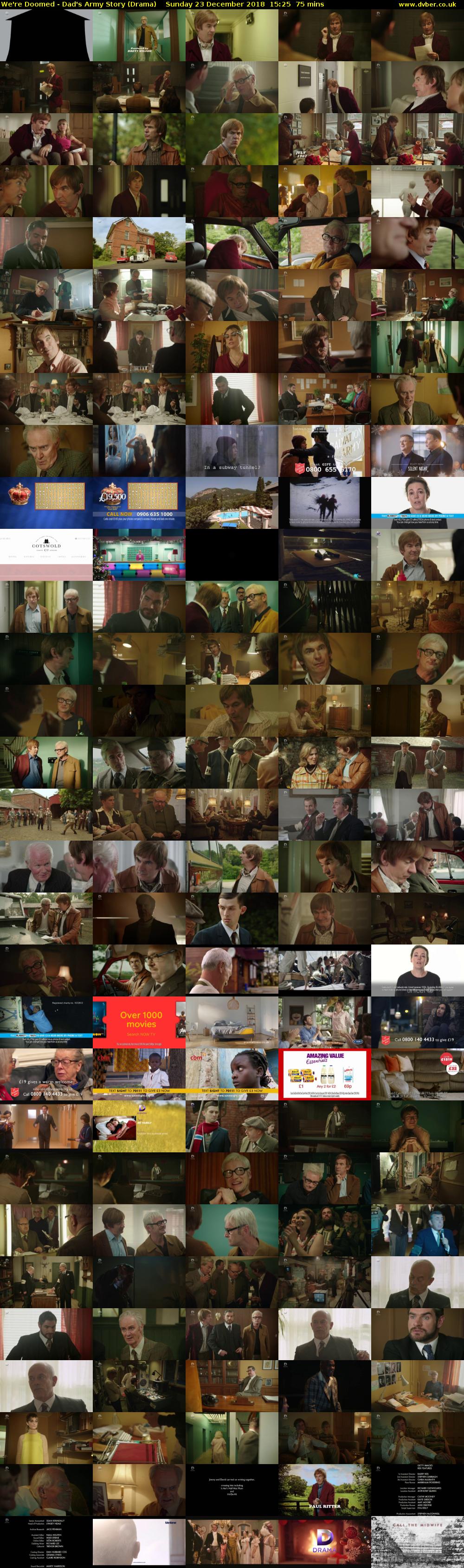 We're Doomed - Dad's Army Story (Drama) Sunday 23 December 2018 15:25 - 16:40