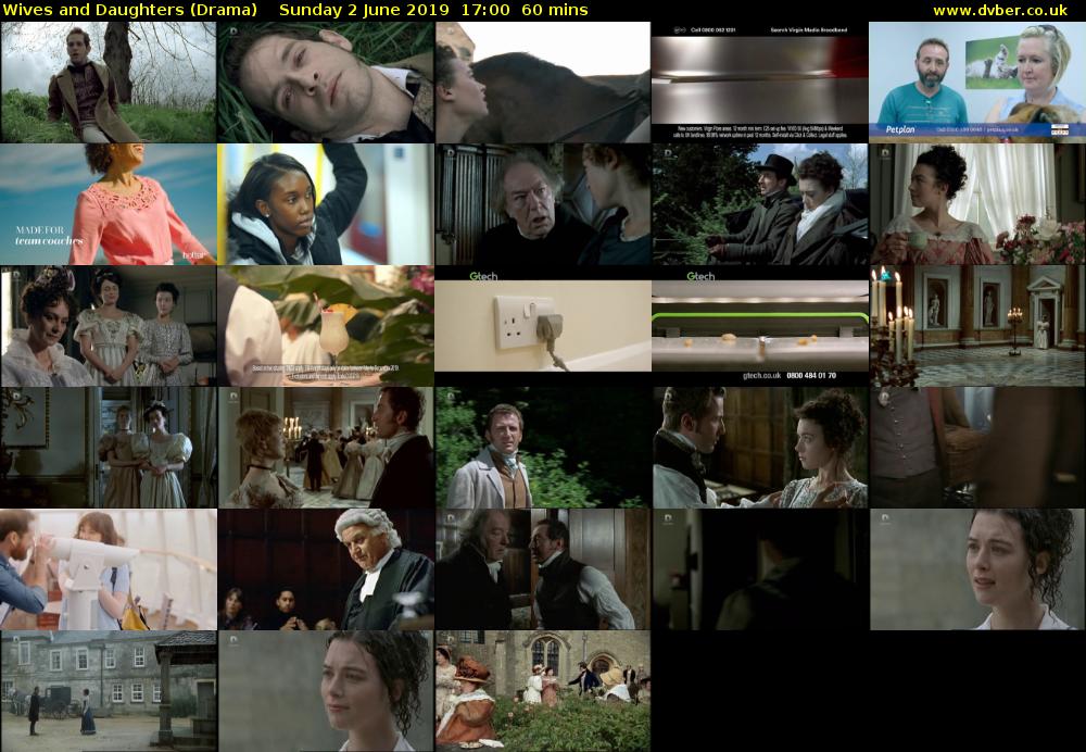 Wives and Daughters (Drama) Sunday 2 June 2019 17:00 - 18:00