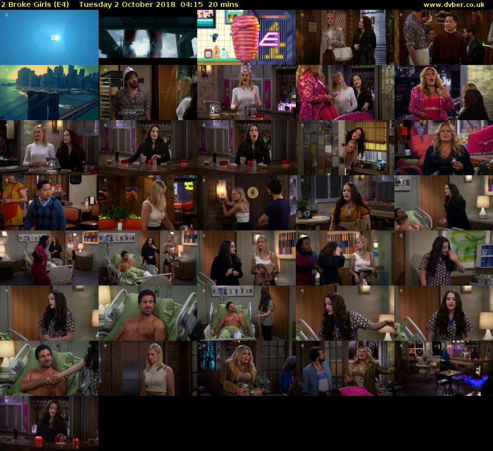 2 Broke Girls (E4) Tuesday 2 October 2018 04:15 - 04:35
