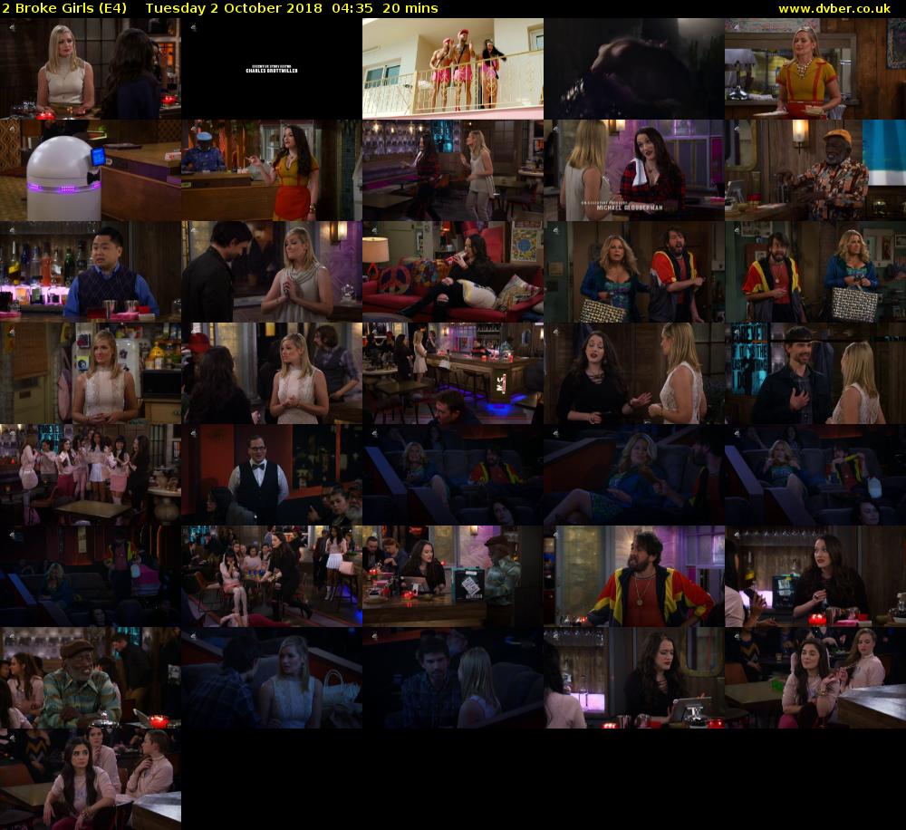 2 Broke Girls (E4) Tuesday 2 October 2018 04:35 - 04:55