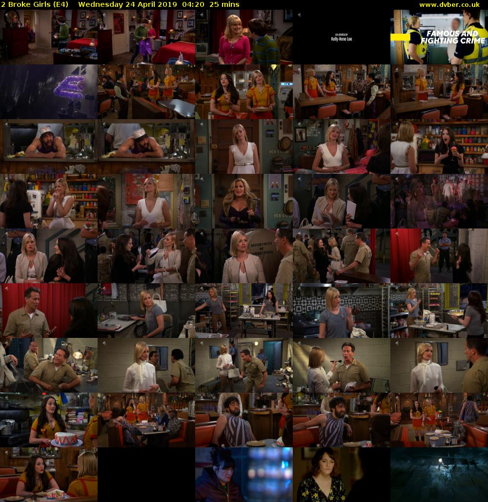 2 Broke Girls (E4) Wednesday 24 April 2019 04:20 - 04:45