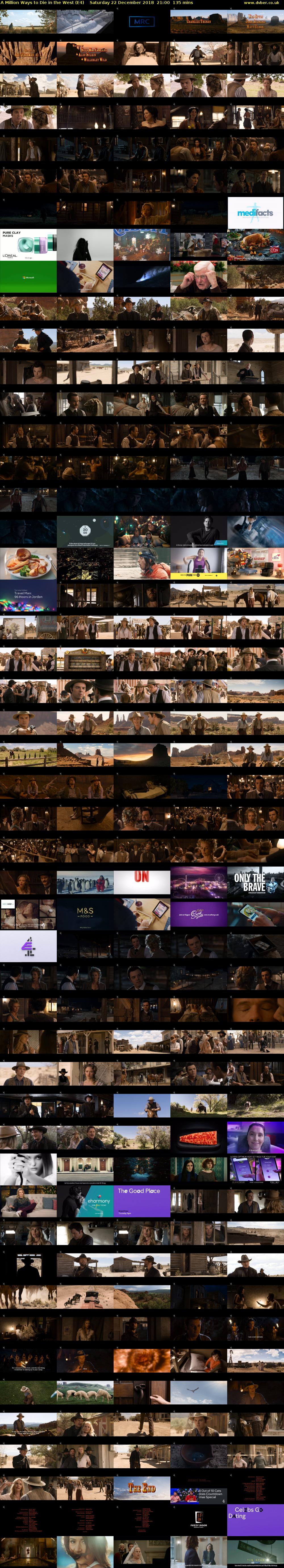 A Million Ways to Die in the West (E4) Saturday 22 December 2018 21:00 - 23:15