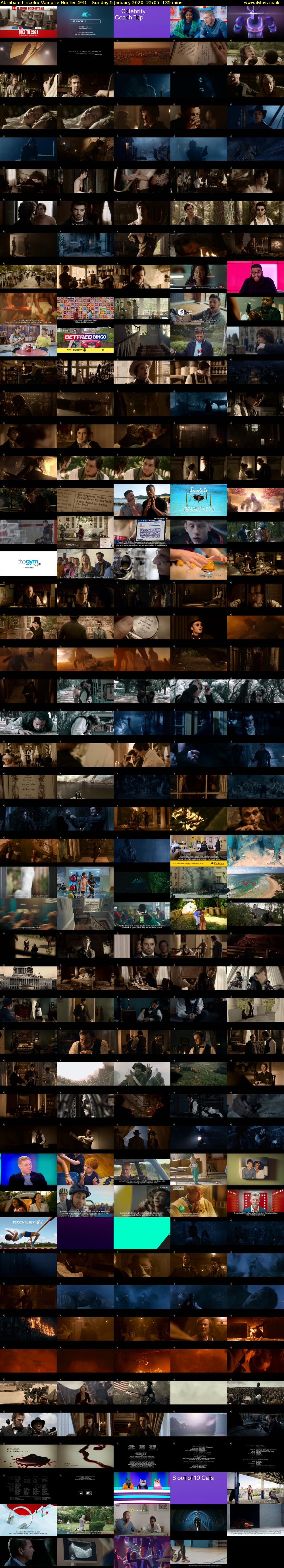 Abraham Lincoln: Vampire Hunter (E4) Sunday 5 January 2020 22:05 - 00:20