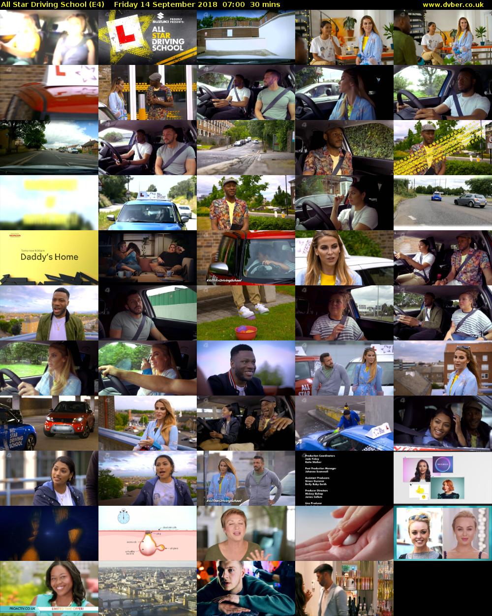 All Star Driving School (E4) Friday 14 September 2018 07:00 - 07:30