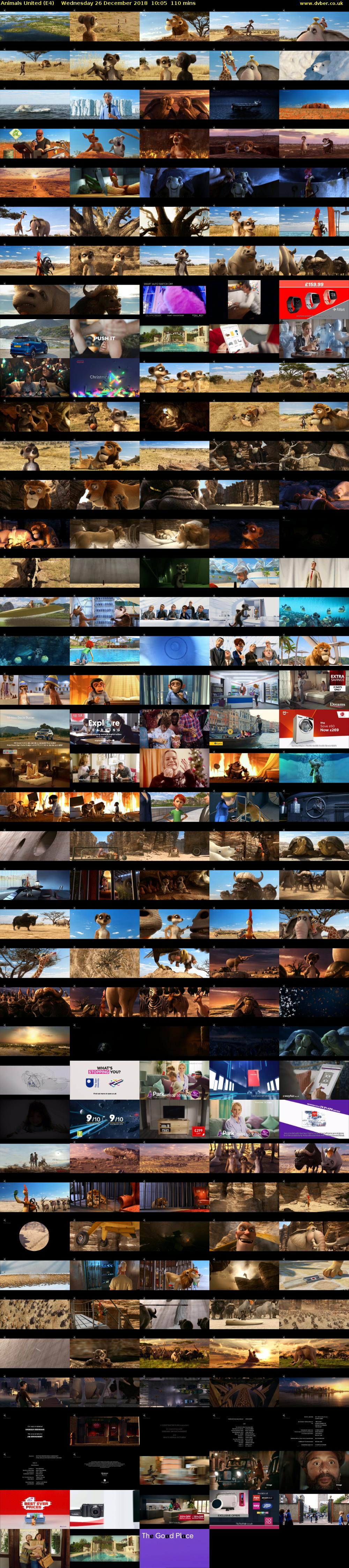 Animals United (E4) Wednesday 26 December 2018 10:05 - 11:55