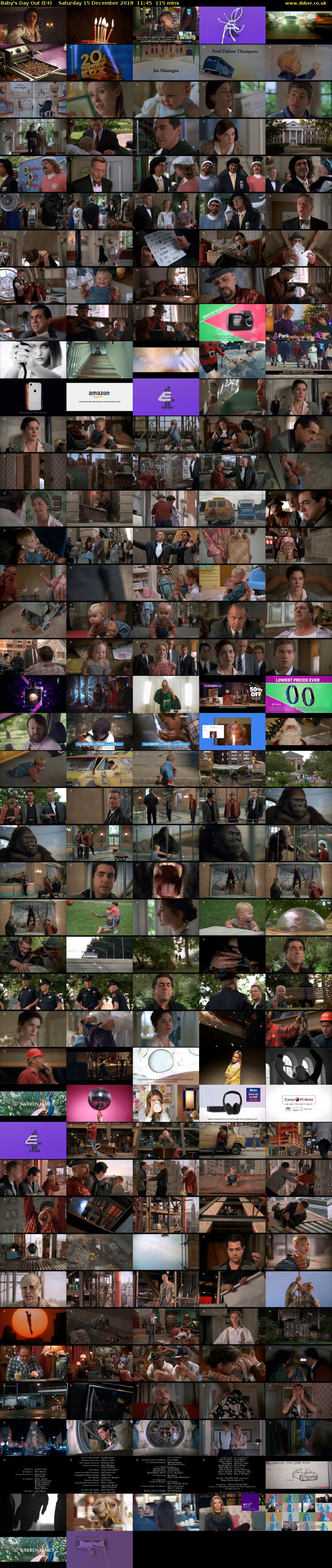 Baby's Day Out (E4) Saturday 15 December 2018 11:45 - 13:40