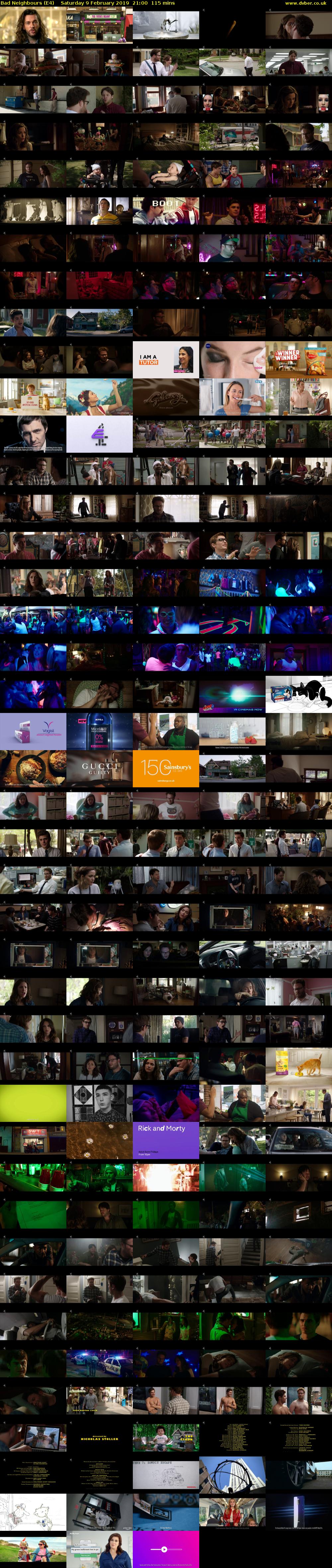 Bad Neighbours (E4) Saturday 9 February 2019 21:00 - 22:55