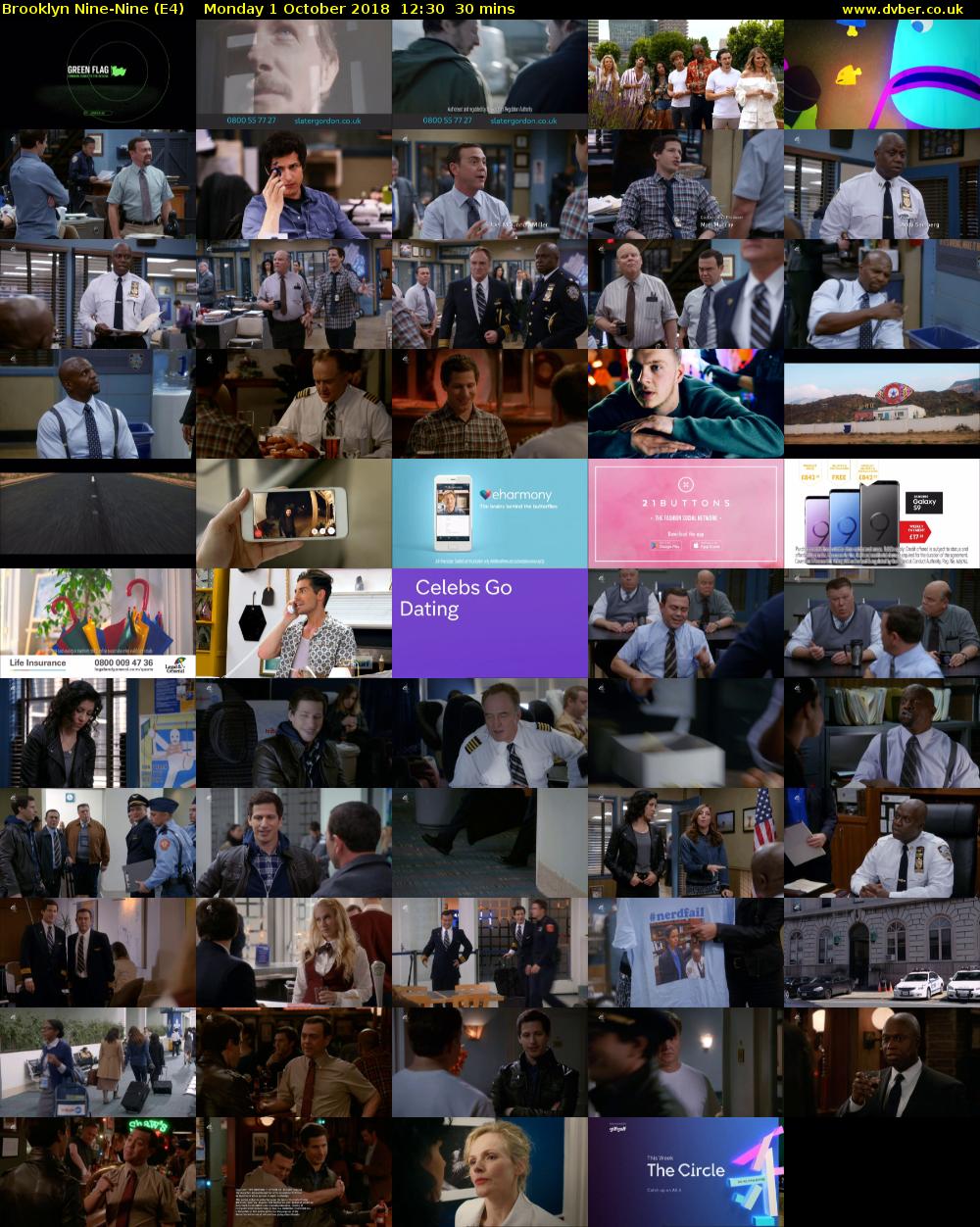 Brooklyn Nine-Nine (E4) Monday 1 October 2018 12:30 - 13:00