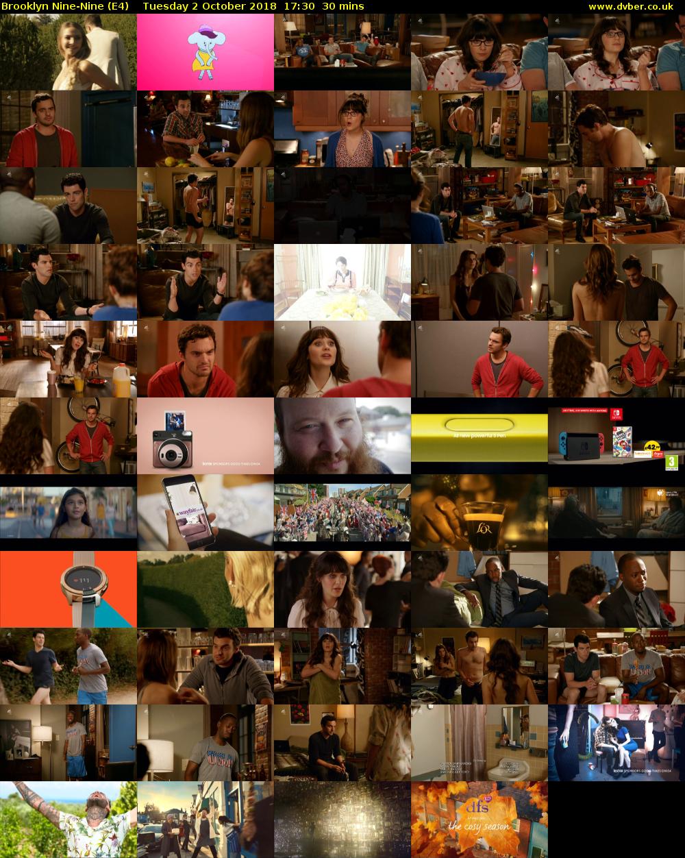 Brooklyn Nine-Nine (E4) Tuesday 2 October 2018 17:30 - 18:00