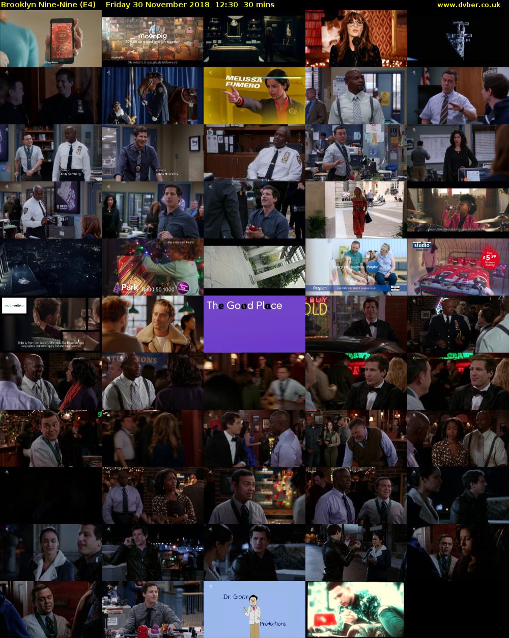 Brooklyn Nine-Nine (E4) Friday 30 November 2018 12:30 - 13:00