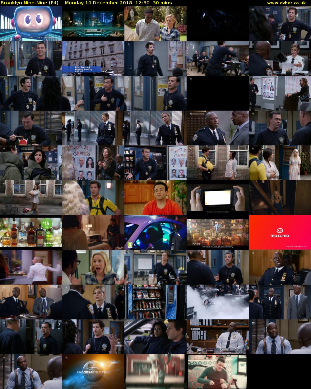 Brooklyn Nine-Nine (E4) Monday 10 December 2018 12:30 - 13:00