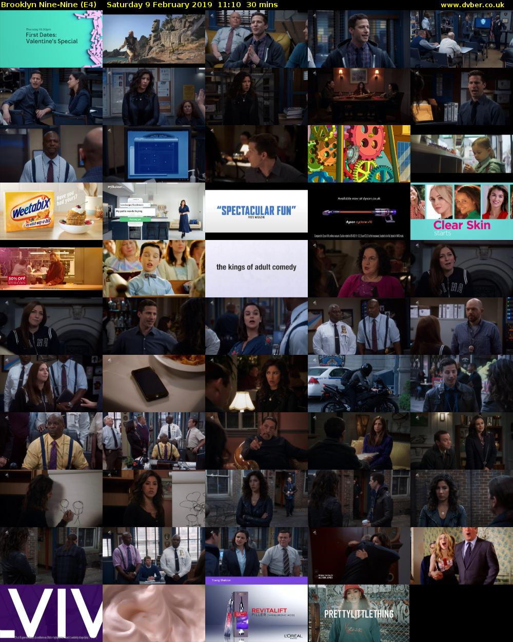 Brooklyn Nine-Nine (E4) Saturday 9 February 2019 11:10 - 11:40