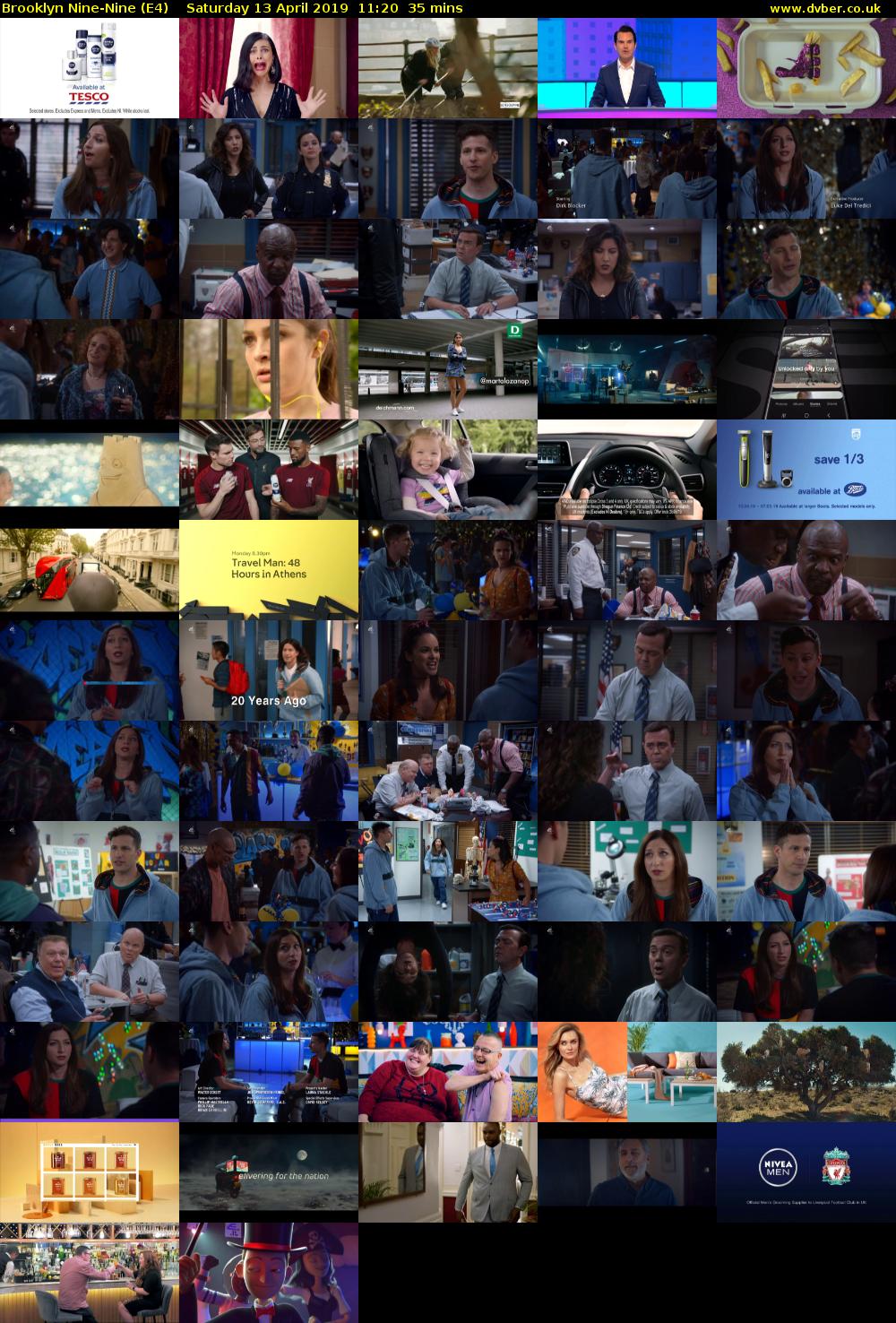 Brooklyn Nine-Nine (E4) Saturday 13 April 2019 11:20 - 11:55