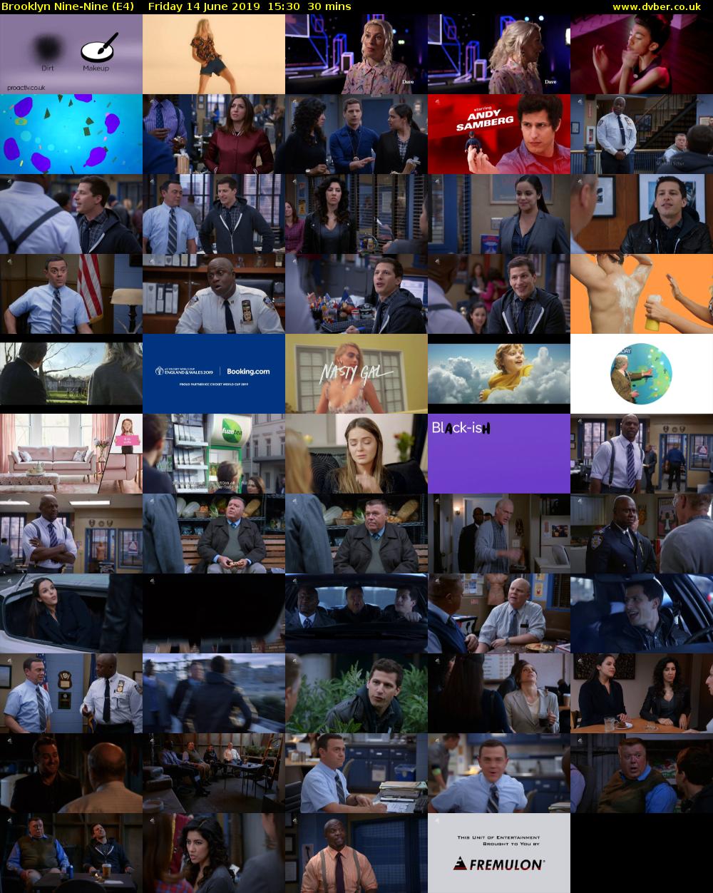 Brooklyn Nine-Nine (E4) Friday 14 June 2019 15:30 - 16:00