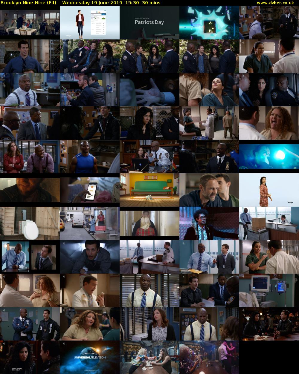 Brooklyn Nine-Nine (E4) Wednesday 19 June 2019 15:30 - 16:00