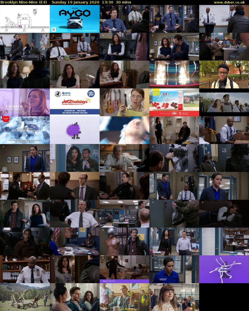 Brooklyn Nine-Nine (E4) Sunday 19 January 2020 13:30 - 14:00