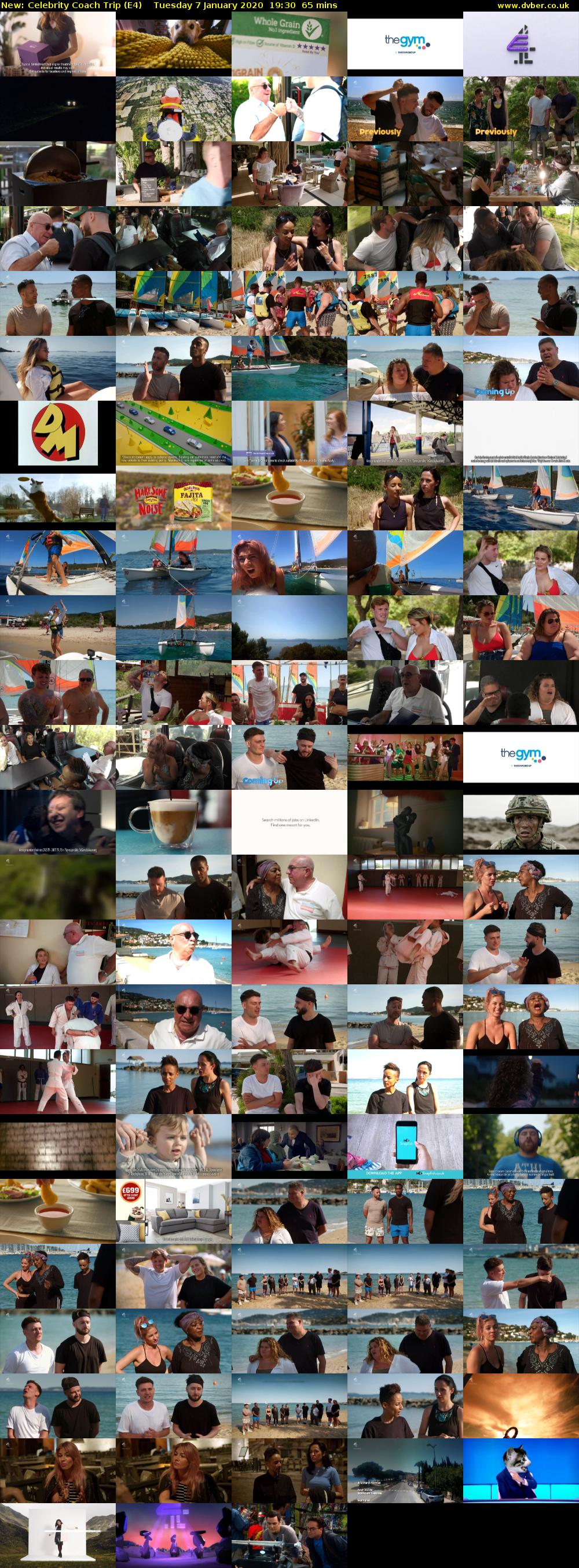 Celebrity Coach Trip (E4) Tuesday 7 January 2020 19:30 - 20:35