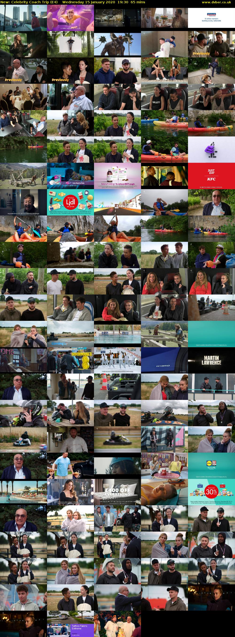Celebrity Coach Trip (E4) Wednesday 15 January 2020 19:30 - 20:35