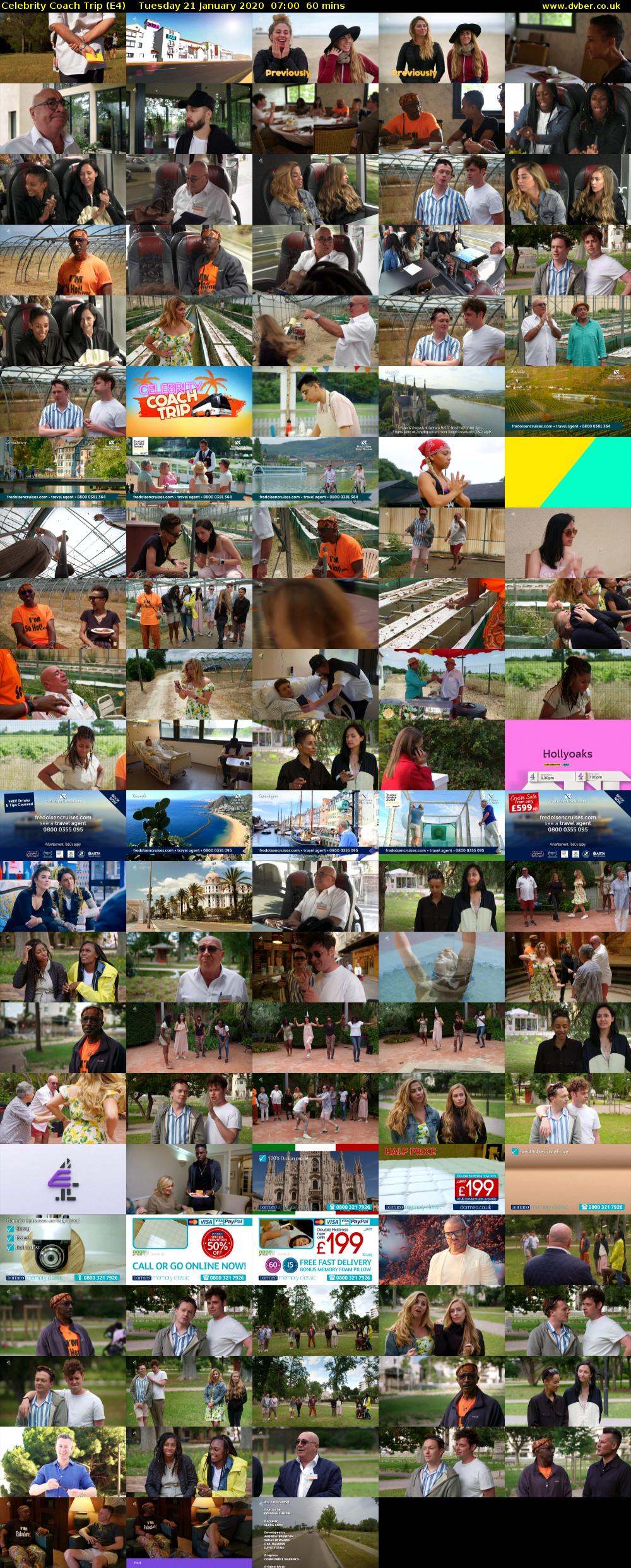 Celebrity Coach Trip (E4) Tuesday 21 January 2020 07:00 - 08:00
