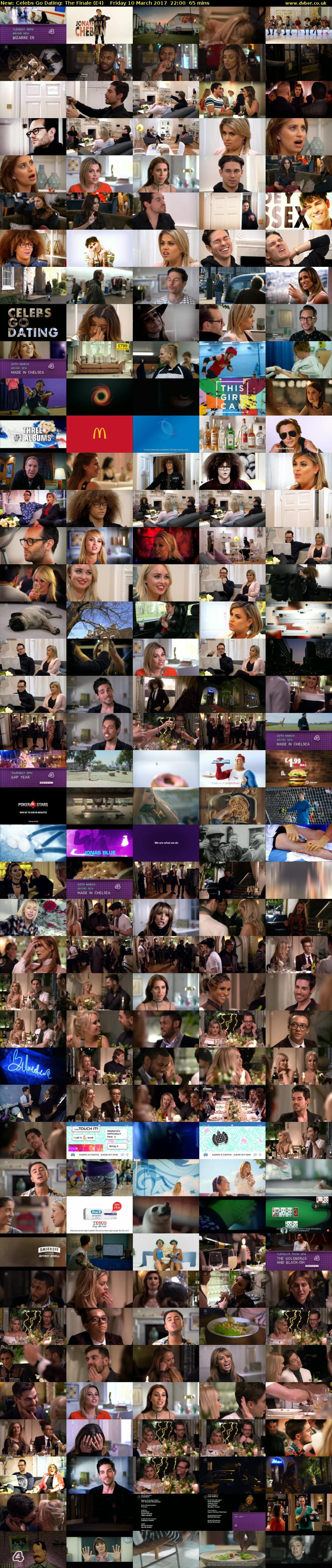 Celebs Go Dating: The Finale (E4) Friday 10 March 2017 22:00 - 23:05