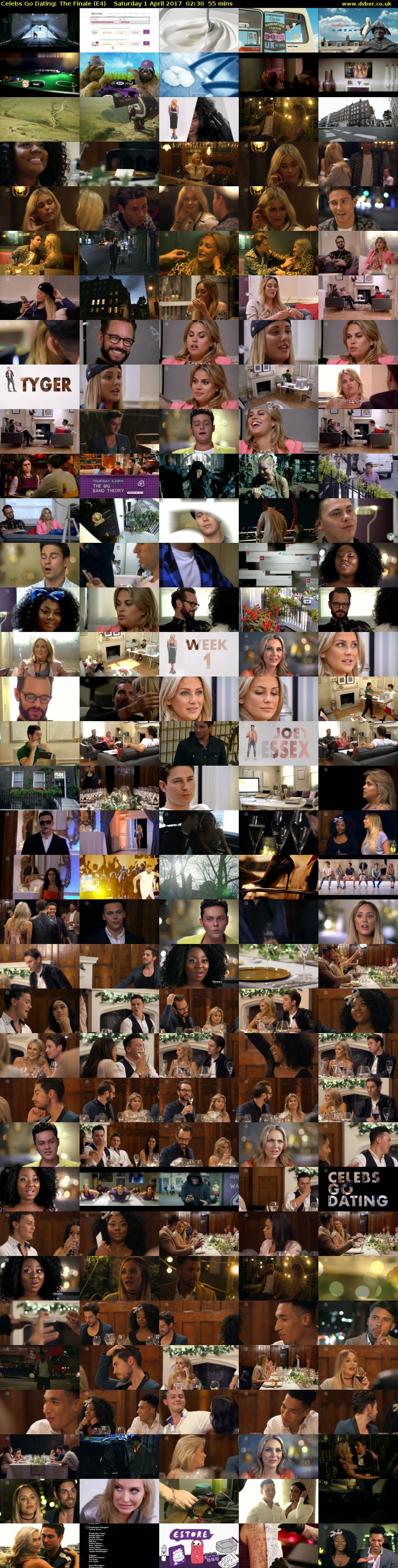 Celebs Go Dating: The Finale (E4) Saturday 1 April 2017 02:30 - 03:25