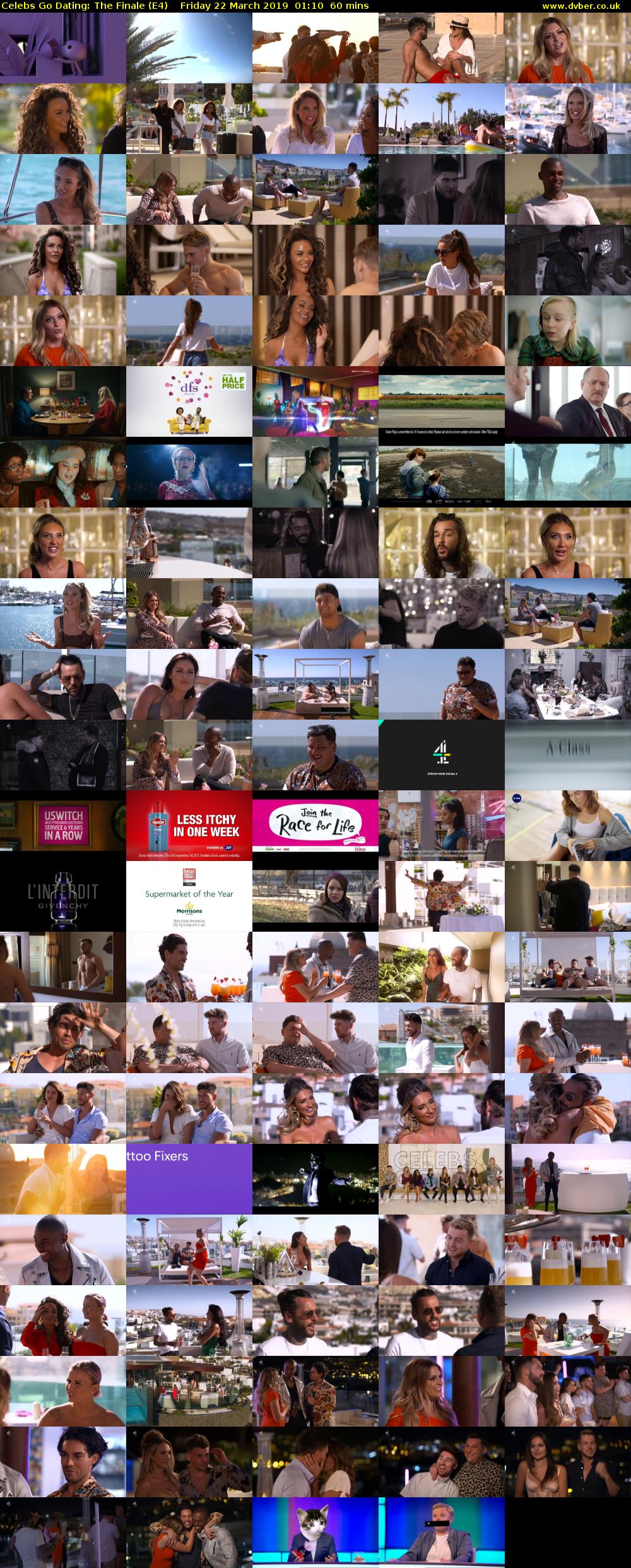 Celebs Go Dating: The Finale (E4) Friday 22 March 2019 01:10 - 02:10