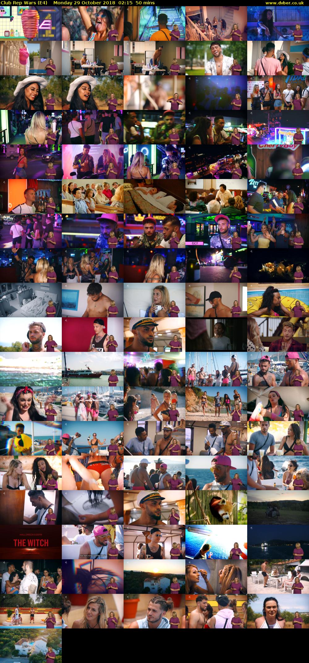 Club Rep Wars (E4) Monday 29 October 2018 02:15 - 03:05