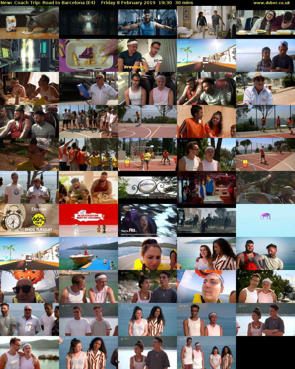 Coach Trip: Road to Barcelona (E4) Friday 8 February 2019 19:30 - 20:00