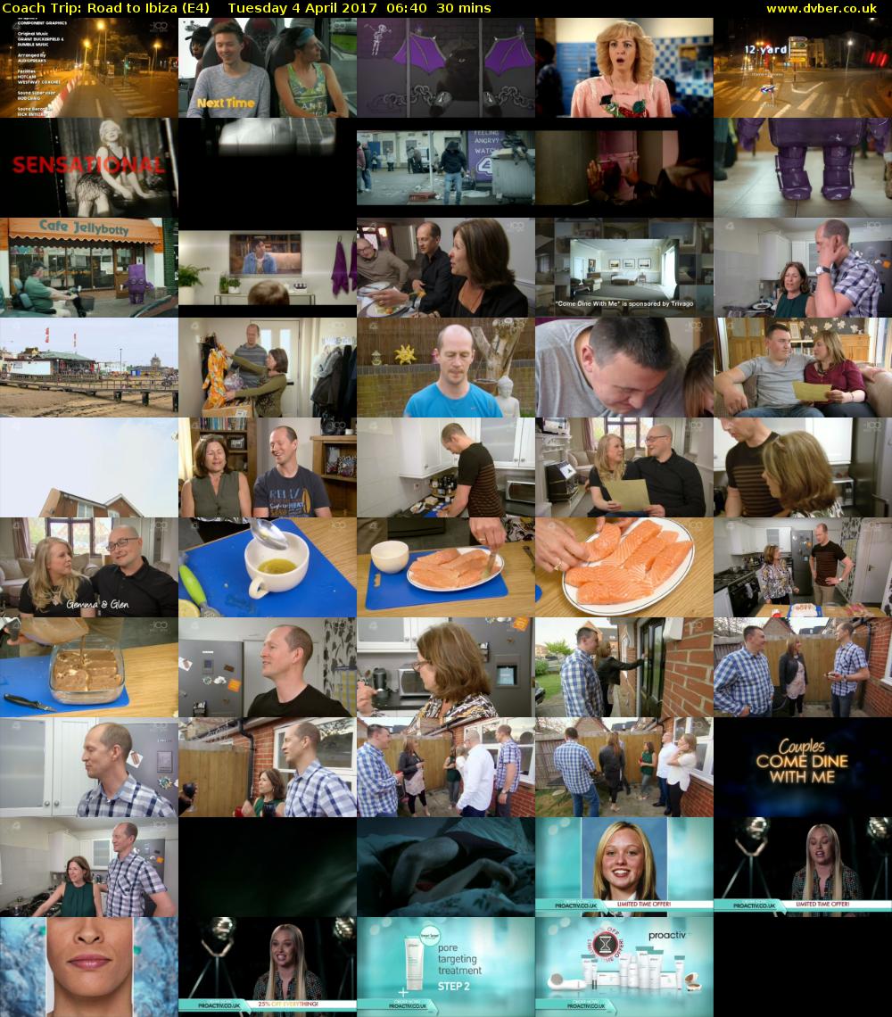 Coach Trip: Road to Ibiza (E4) Tuesday 4 April 2017 06:40 - 07:10