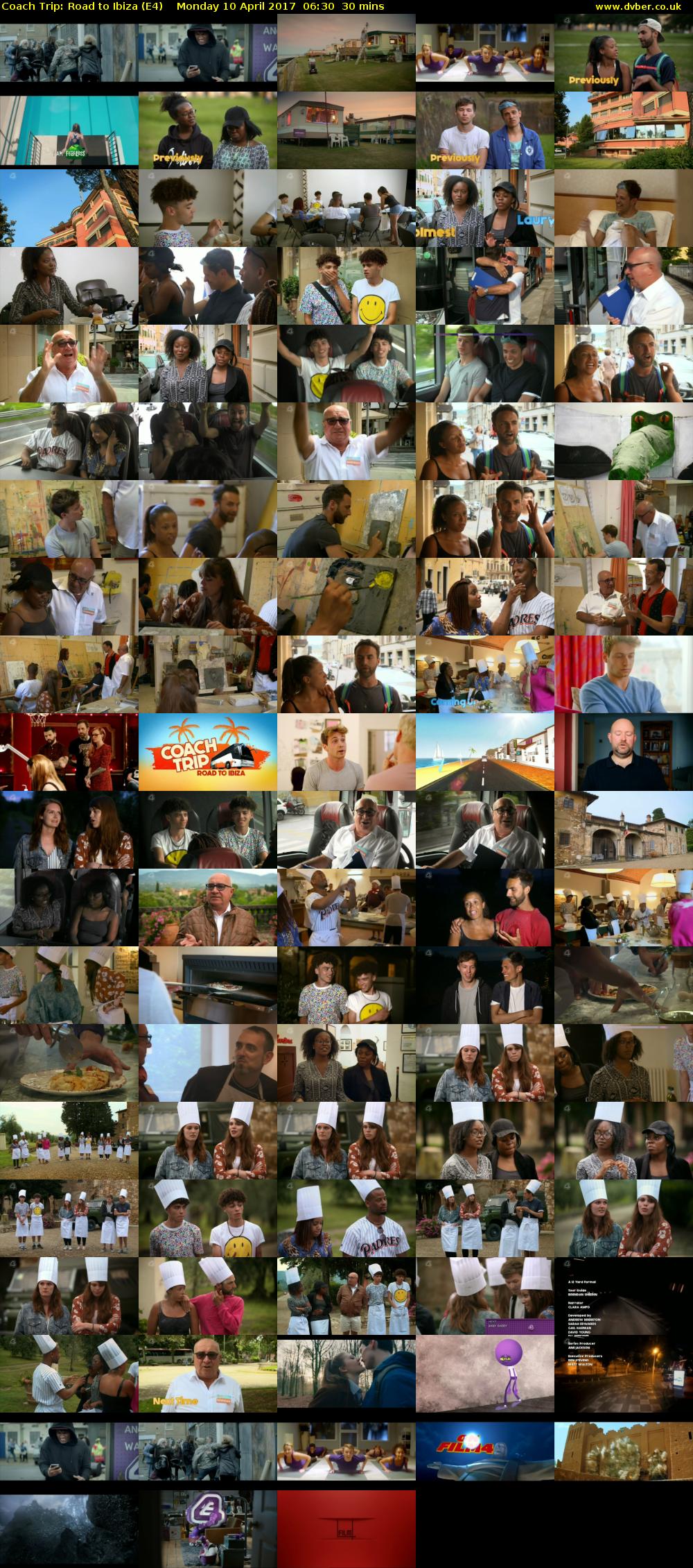 Coach Trip: Road to Ibiza (E4) Monday 10 April 2017 06:30 - 07:00