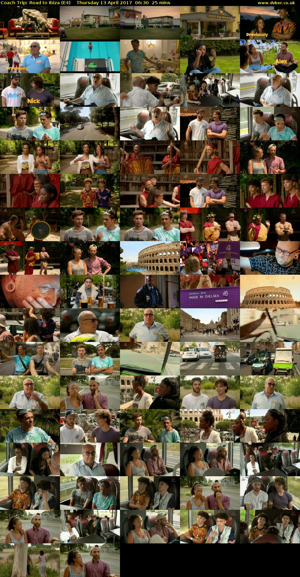 Coach Trip: Road to Ibiza (E4) Thursday 13 April 2017 06:30 - 06:55