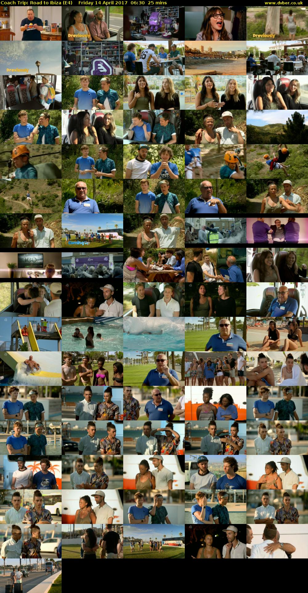 Coach Trip: Road to Ibiza (E4) Friday 14 April 2017 06:30 - 06:55