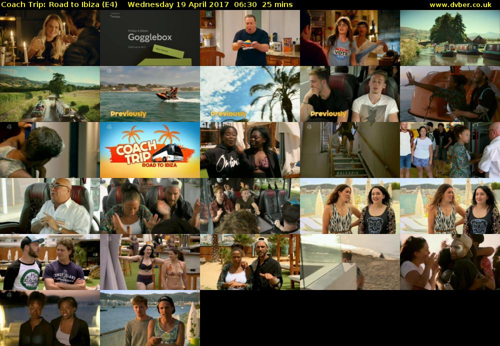Coach Trip: Road to Ibiza (E4) Wednesday 19 April 2017 06:30 - 06:55