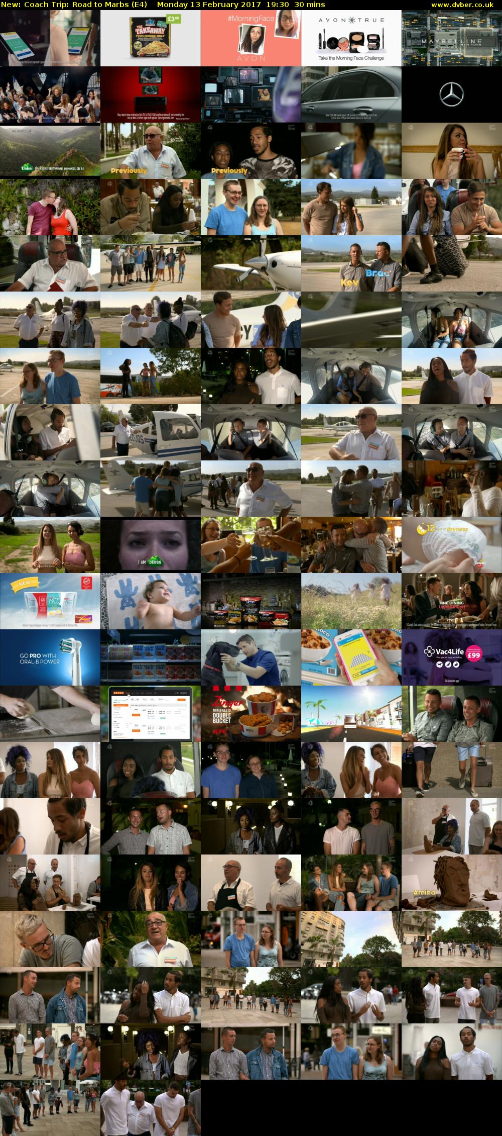 Coach Trip: Road to Marbs (E4) Monday 13 February 2017 19:30 - 20:00