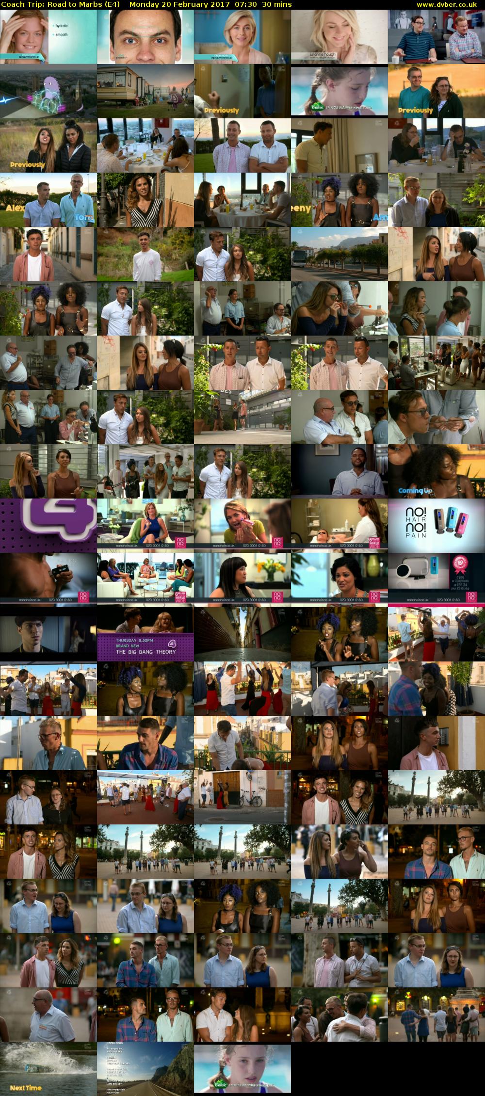 Coach Trip: Road to Marbs (E4) Monday 20 February 2017 07:30 - 08:00