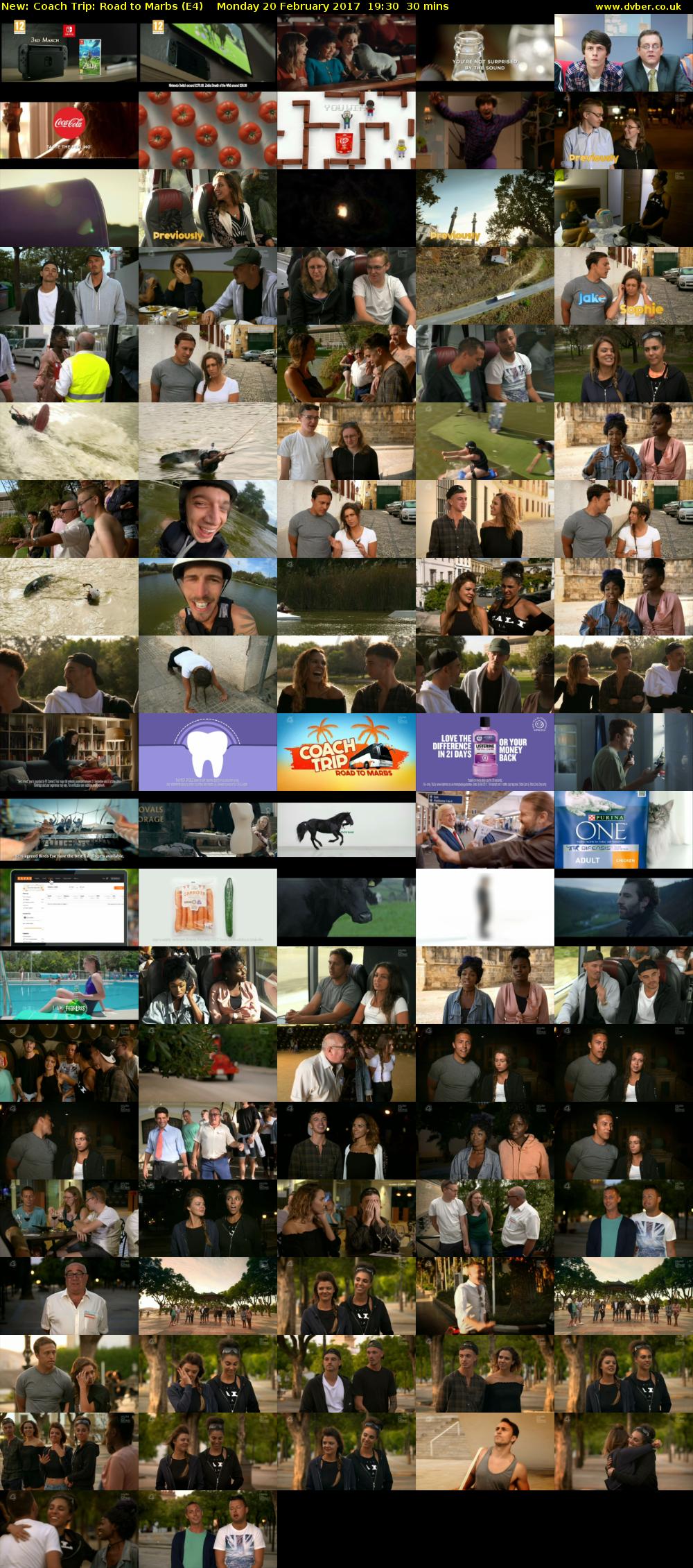 Coach Trip: Road to Marbs (E4) Monday 20 February 2017 19:30 - 20:00